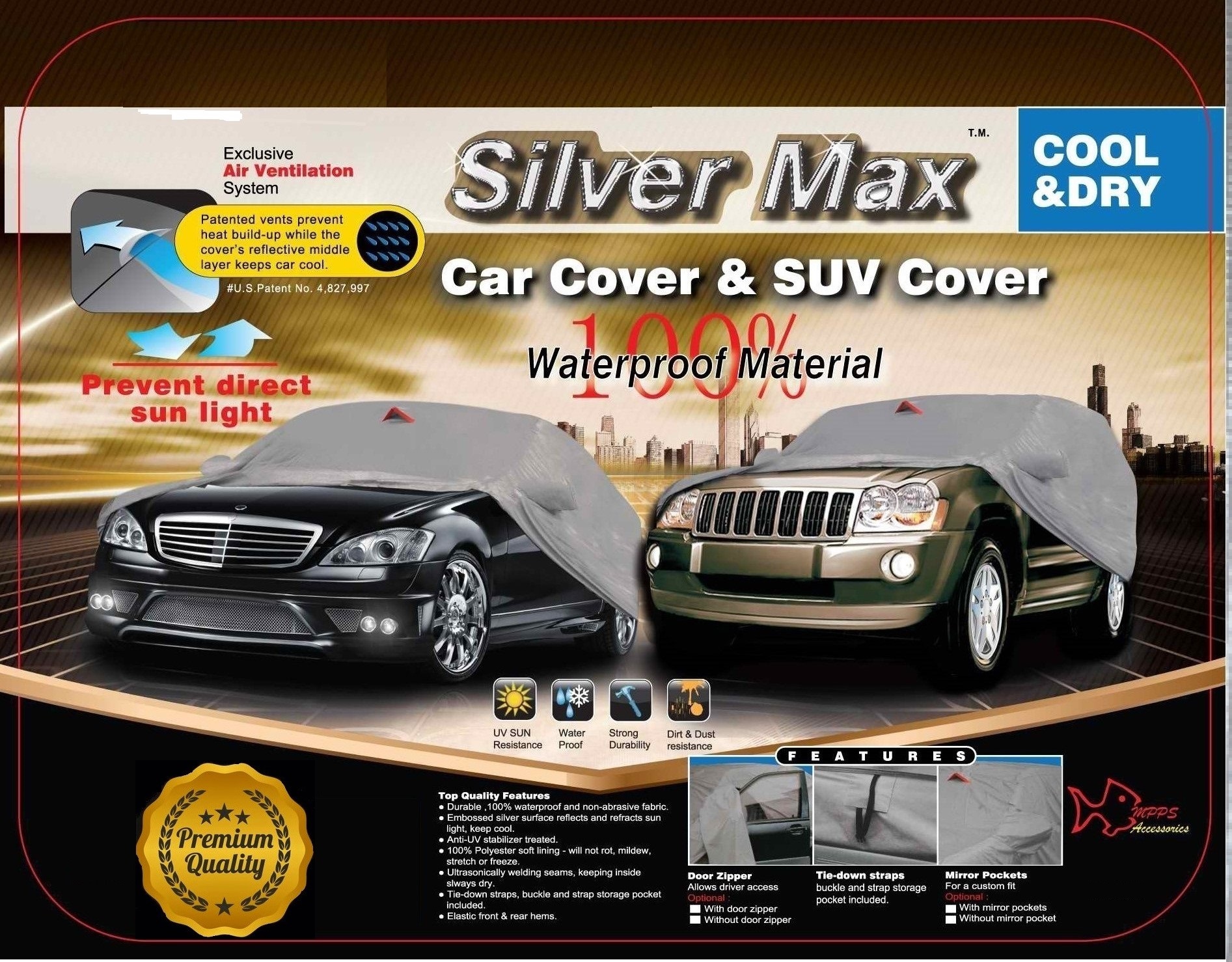 CAR COVER - SILVERMAX - VEHICLE MAINTENANCE - size M